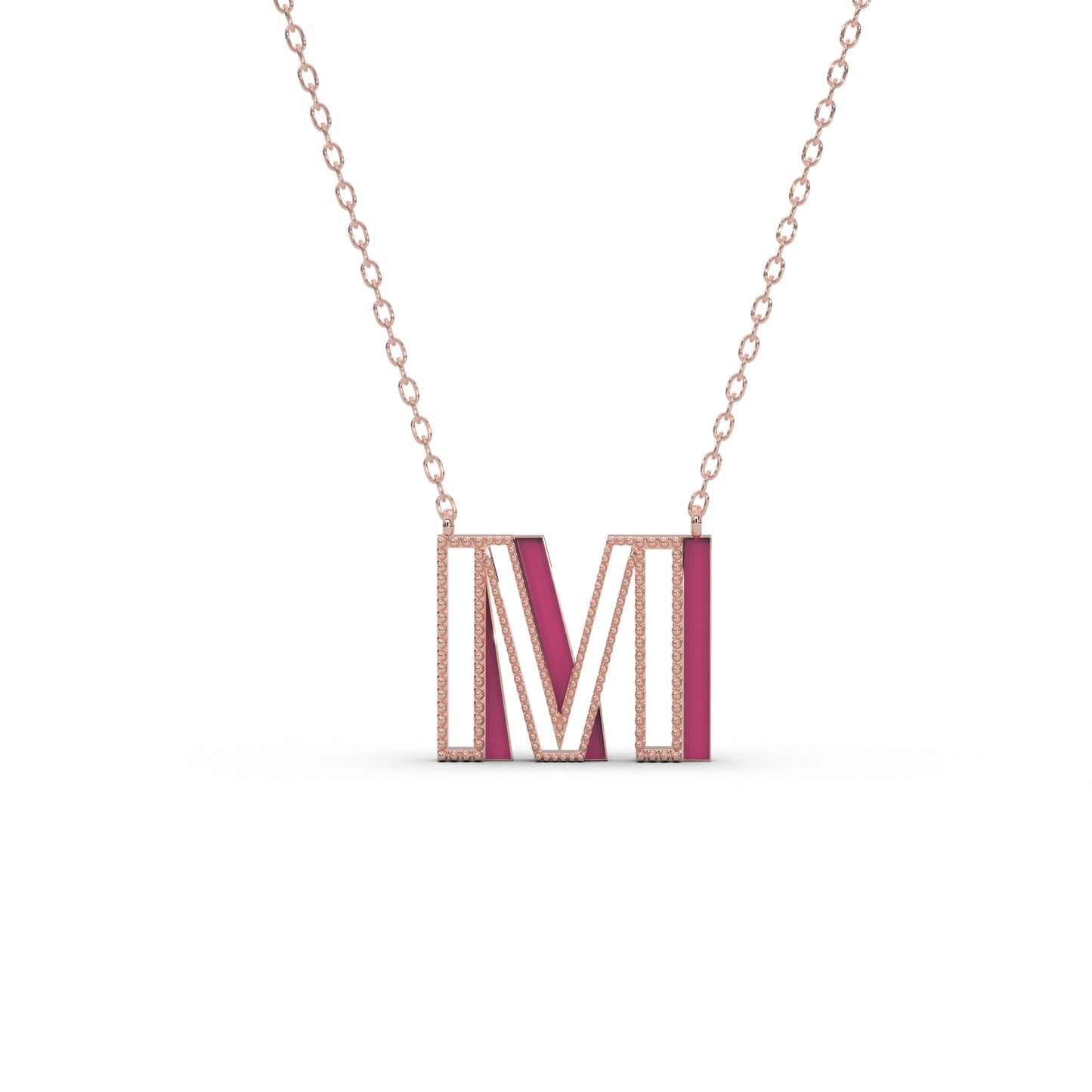 English Letter Necklace