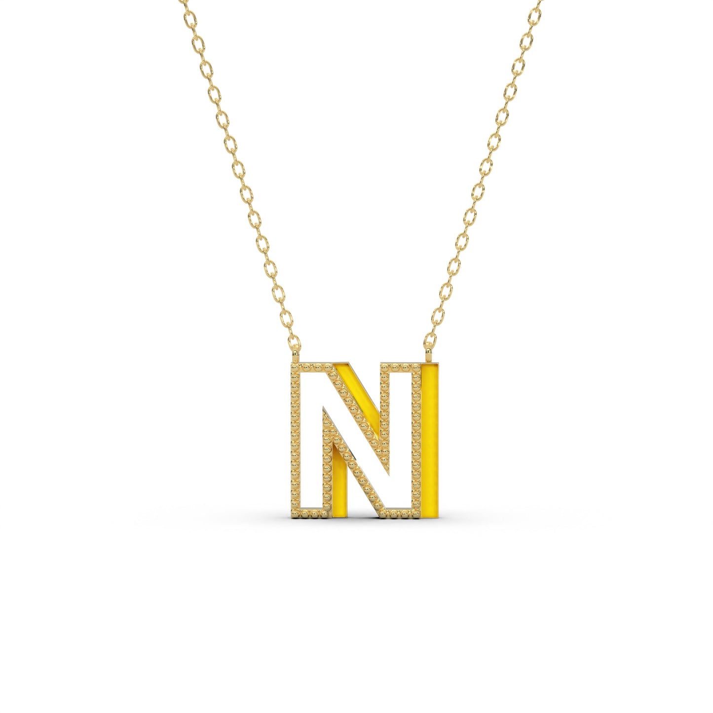 English Letter Necklace