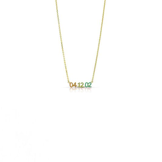 Your Memorial Date Necklace