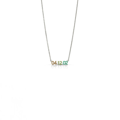 Your Memorial Date Necklace