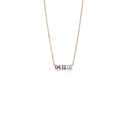 Your Memorial Date Necklace