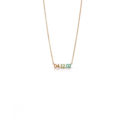 Your Memorial Date Necklace