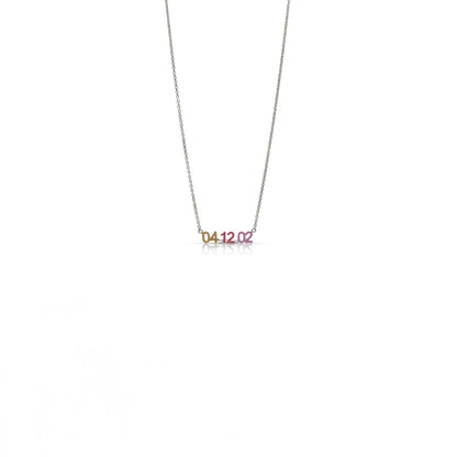 Your Memorial Date Necklace